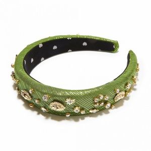 Lele Sadoughi Zodiac Leo Alice Headband Peridot Green NWT